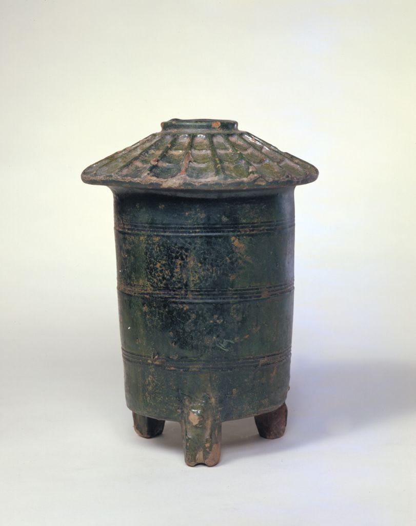 图片[1]-Green glaze string pattern bear foot pottery warehouse-China Archive